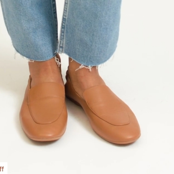 Everlane The Day Loafer in Caramel 10.5 Like New Modern Italian Leather Cushion - Picture 11 of 11